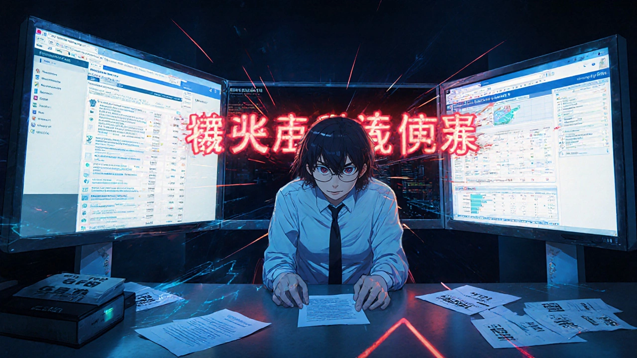 Regulatory analyst monitoring FDA labeling updates on multiple digital screens