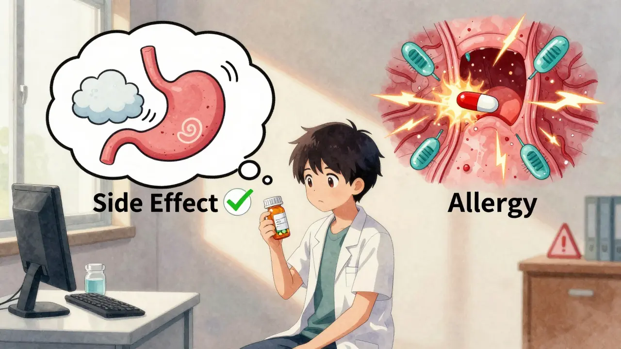Difference Between Medication Side Effects and Allergic Drug Reactions