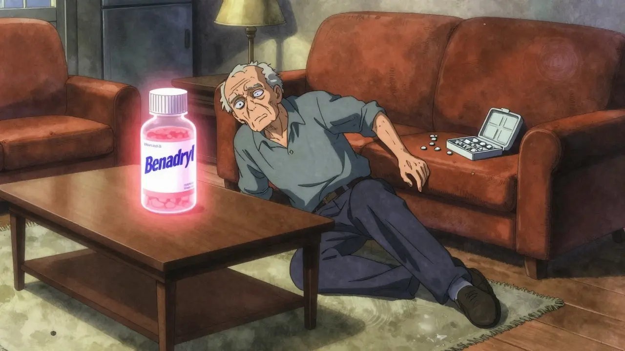 Fall Risk in Older Adults on Sedating Antihistamines: Prevention Strategies