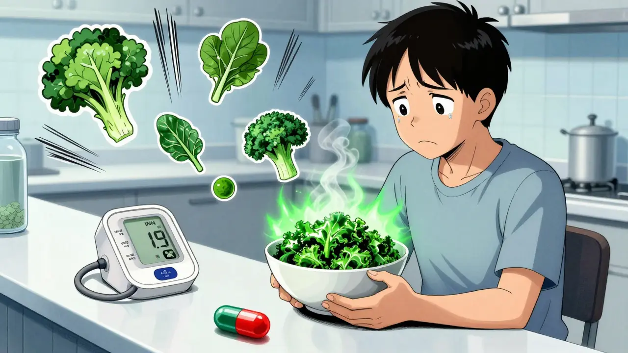 Vitamin K Foods and Warfarin Interactions for INR Control